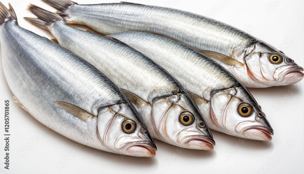 A close-up of two fresh mackerels with shiny silver skin, showcasing their natural texture and freshness, ideal for culinary use and seafood dishes. A close-up of two fresh mackerels with shiny silver skin, showcasing their natural texture and freshness, ideal for culinary use and seafood dishes.