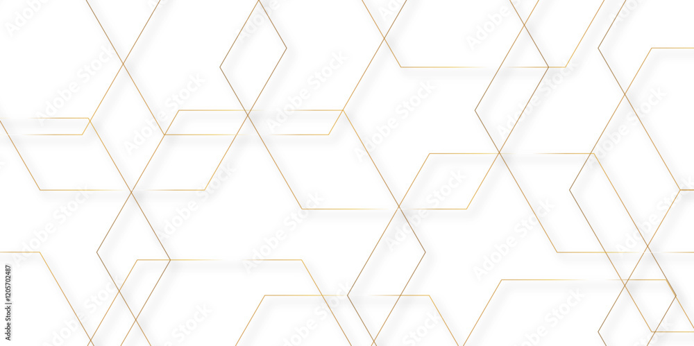 Abstract background wave line elegant white striped diagonal line technology concept web texture, luxury White gold hvector tiles gradient science web tech connection exagonal Pattern. Abstract background wave line elegant white striped diagonal line technology concept web texture, luxury White gold hvector tiles gradient science web tech connection exagonal Pattern.