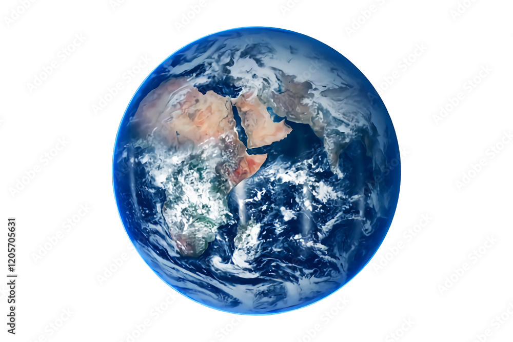 Planet Earth isolated on a white background. Elements of this image furnished by NASA Planet Earth isolated on a white background. Elements of this image furnished by NASA