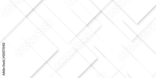 Modern white and gray technology concept diamond triangle geometric line background, white abstract design background,  with faint geometric lines featuring intersecting patterns.
