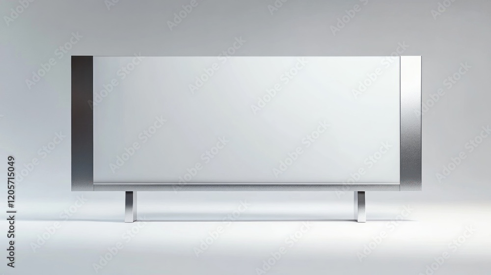 Blank billboard studio mockup, advertising space Blank billboard studio mockup, advertising space