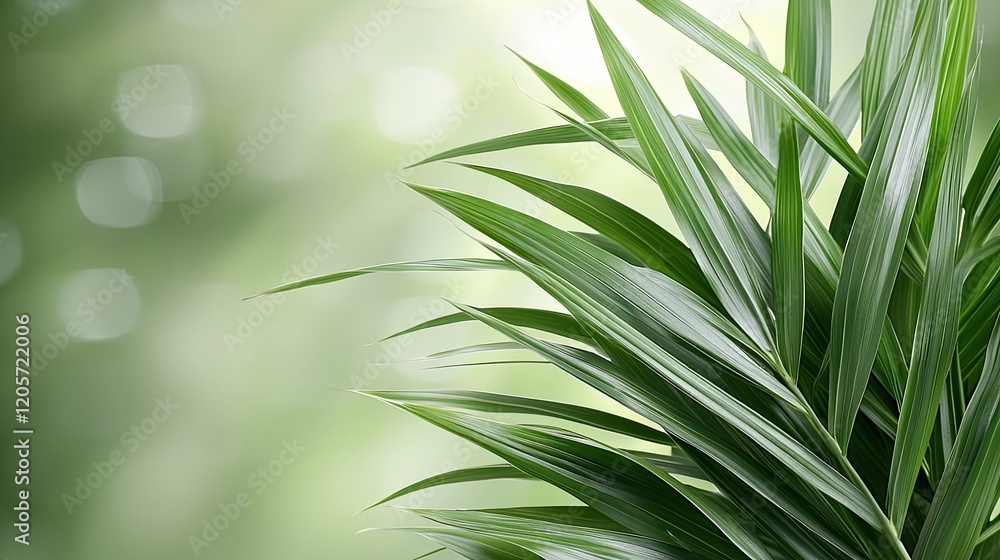 Fototapeta premium Outdoor freshness green leaves close-up