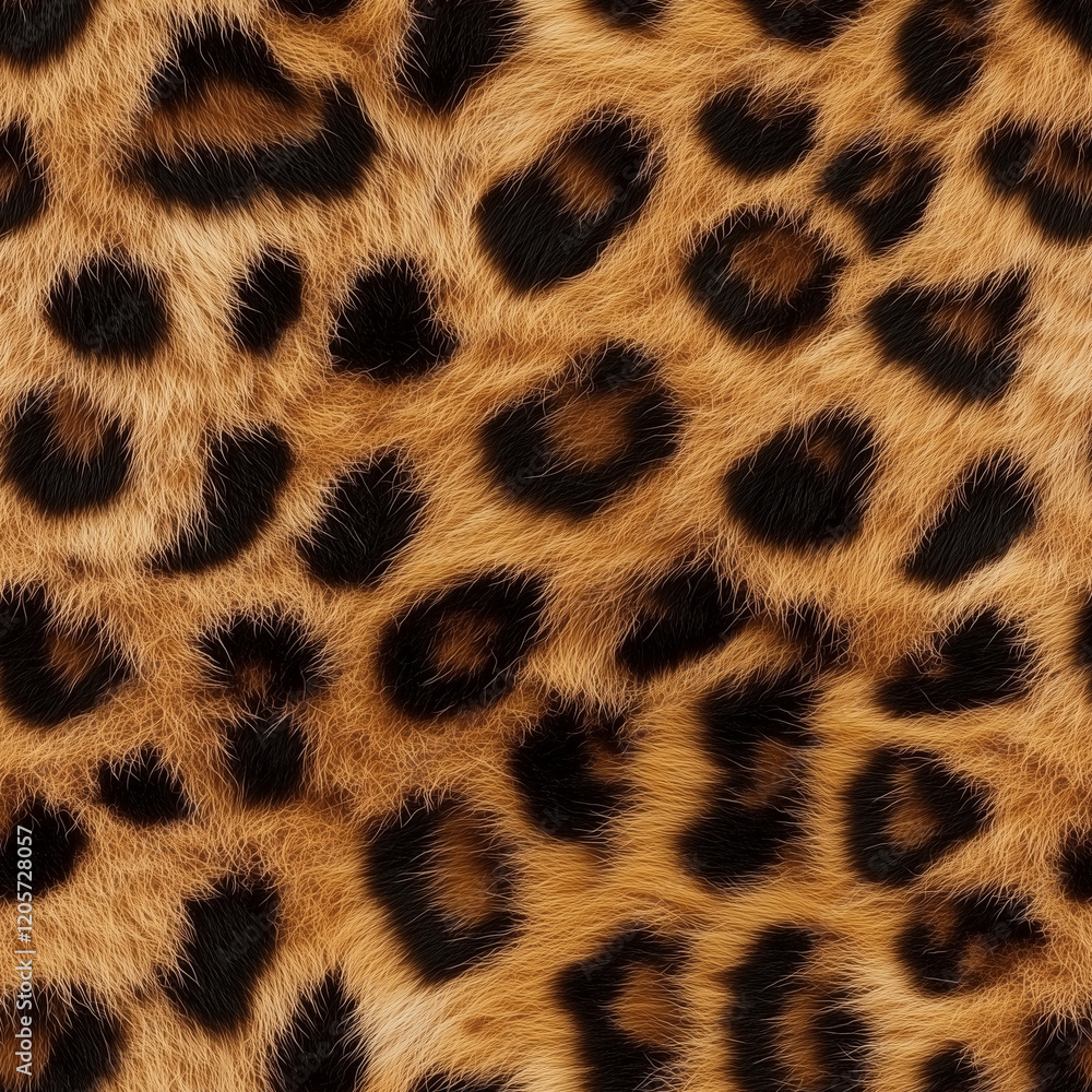 Seamless Exquisite Leopard Print Fur Texture for Fashion Apparel and Design Projects - Perfect for Any Wild-Themed Project or Background. Seamless Exquisite Leopard Print Fur Texture for Fashion Apparel and Design Projects - Perfect for Any Wild-Themed Project or Background.