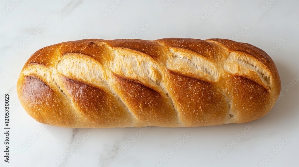 Freshly Baked Sourdough Loaf with Golden Crust Freshly Baked Sourdough Loaf with Golden Crust