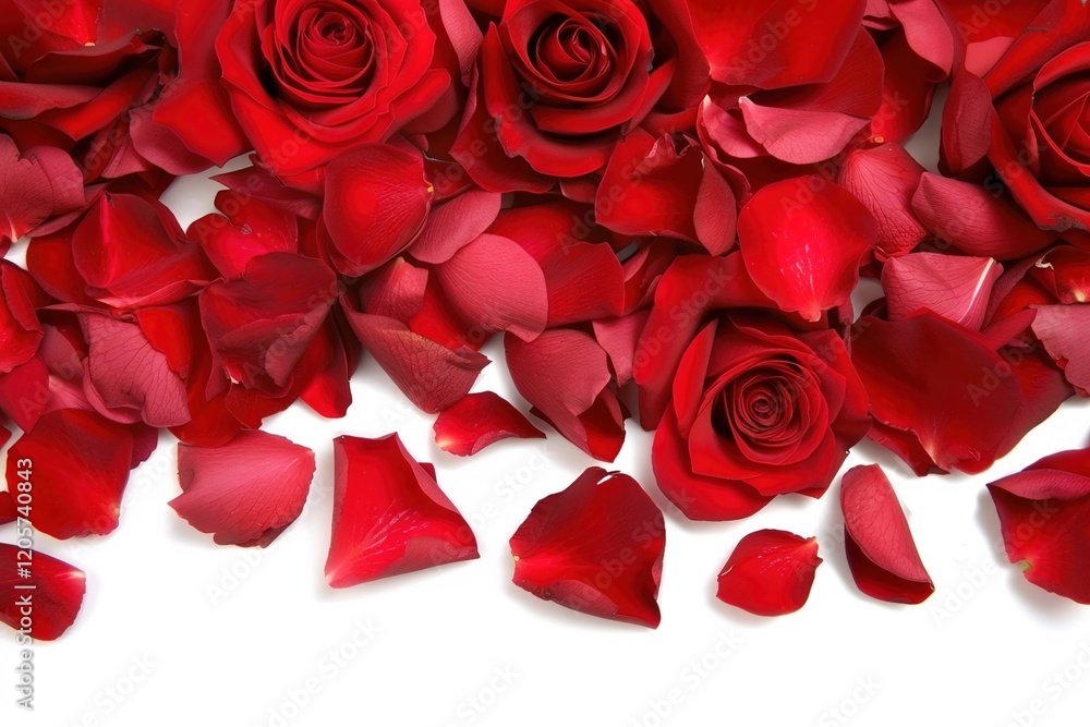 Romantic red roses on white background, with blank space for customized content, perfect for valentine's day, engagement, wedding, anniversary, love gift. With blank space for customized content. Romantic red roses on white background, with blank space for customized content, perfect for valentine's day, engagement, wedding, anniversary, love gift. With blank space for customized content.
