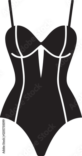 Bodysuit Silhouette Vector