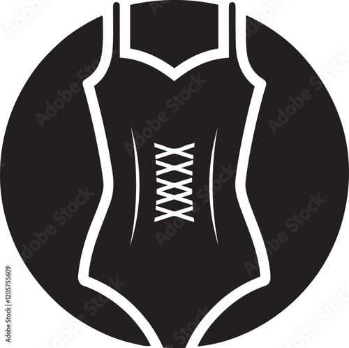 Bodysuit Silhouette Vector