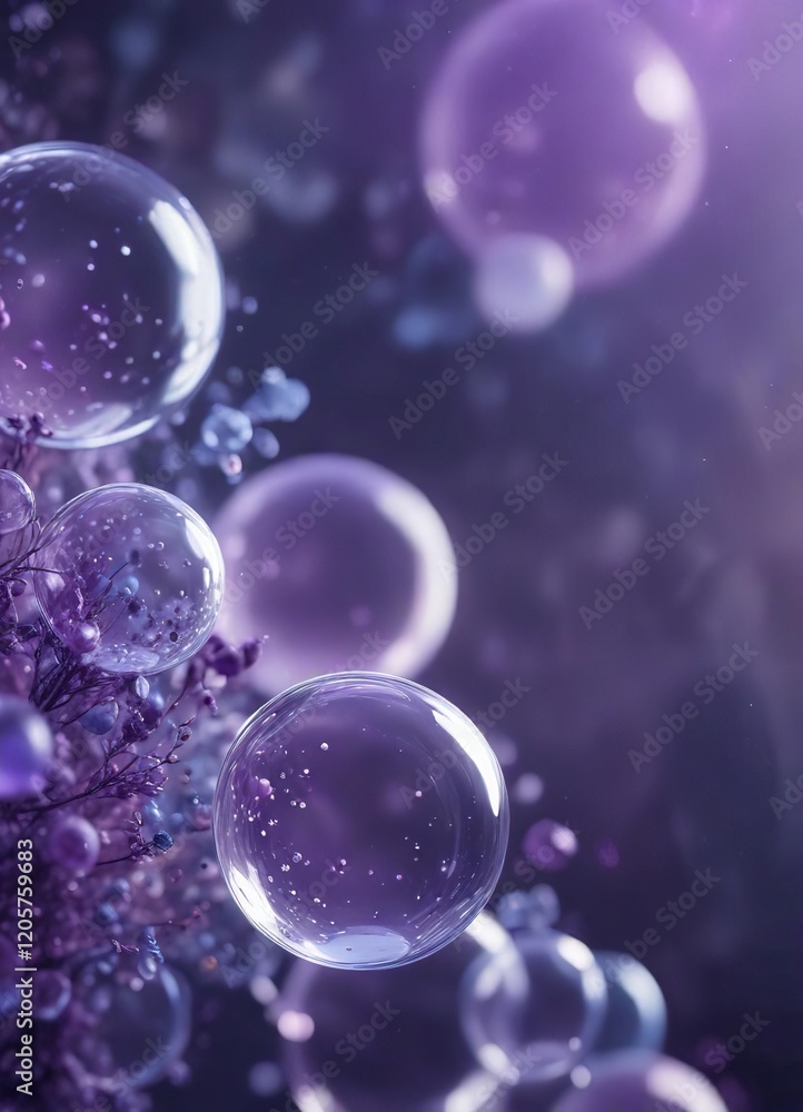 Bokeh bubbles in ethereal blue and purple tones, bokeh, purple, tones Bokeh bubbles in ethereal blue and purple tones, bokeh, purple, tones
