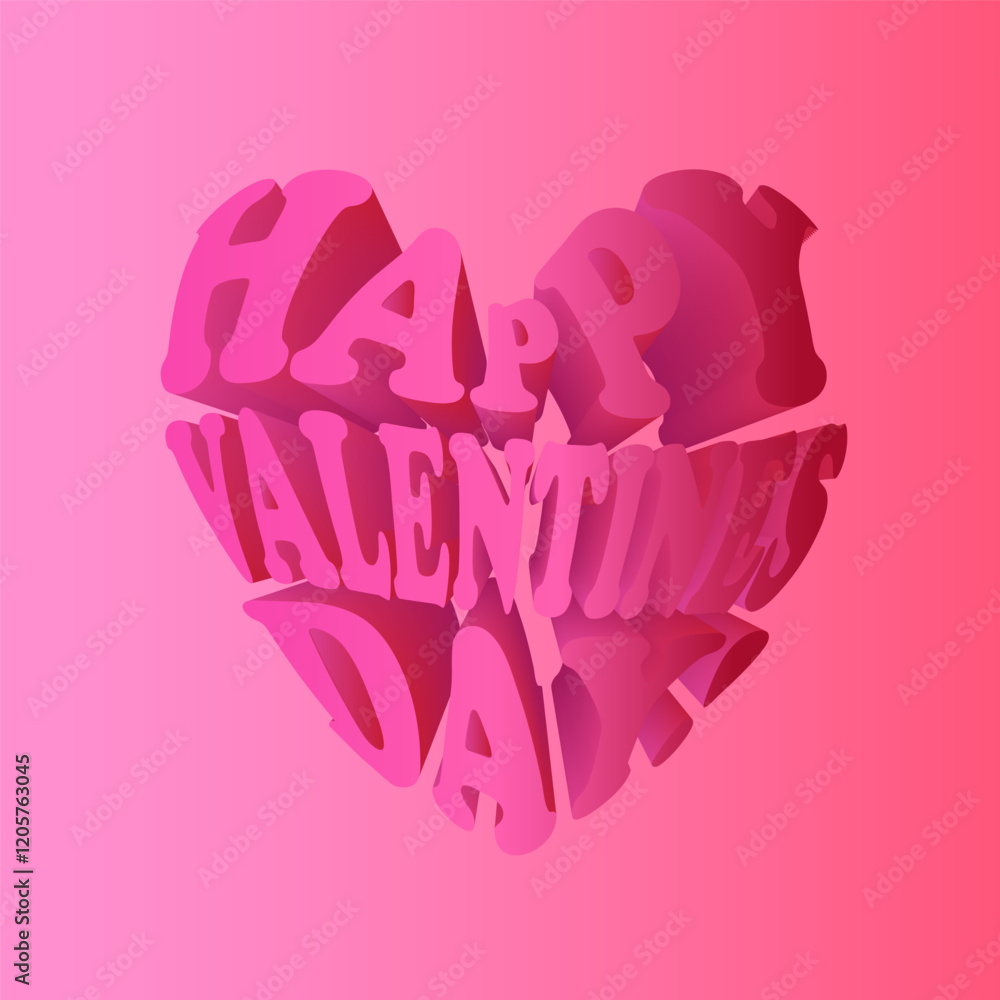 Valentines Day greeting banner with heart shape, card, love sticker, 14 February decoration, invitation Valentines Day greeting banner with heart shape, card, love sticker, 14 February decoration, invitation