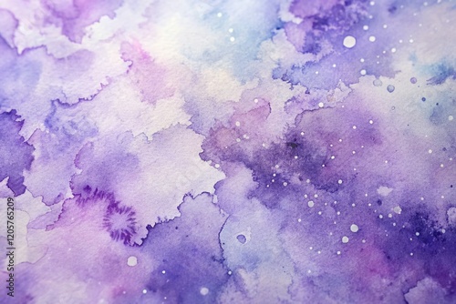 Calm Pale Violet Watercolor Splatter Phone Wallpaper Background