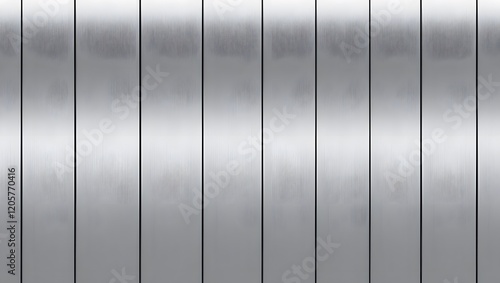 Silver metal panel texture, brushed steel background, seamless pattern photo