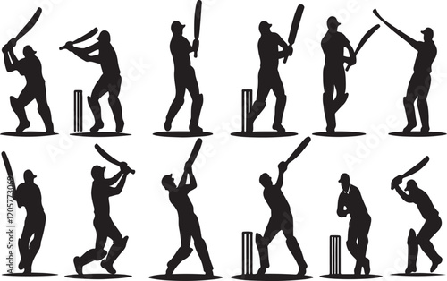 Cricket Icon Set