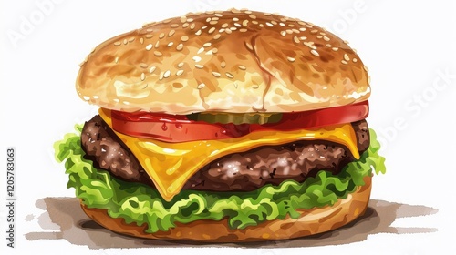 High resolution image of Gourmet Burger