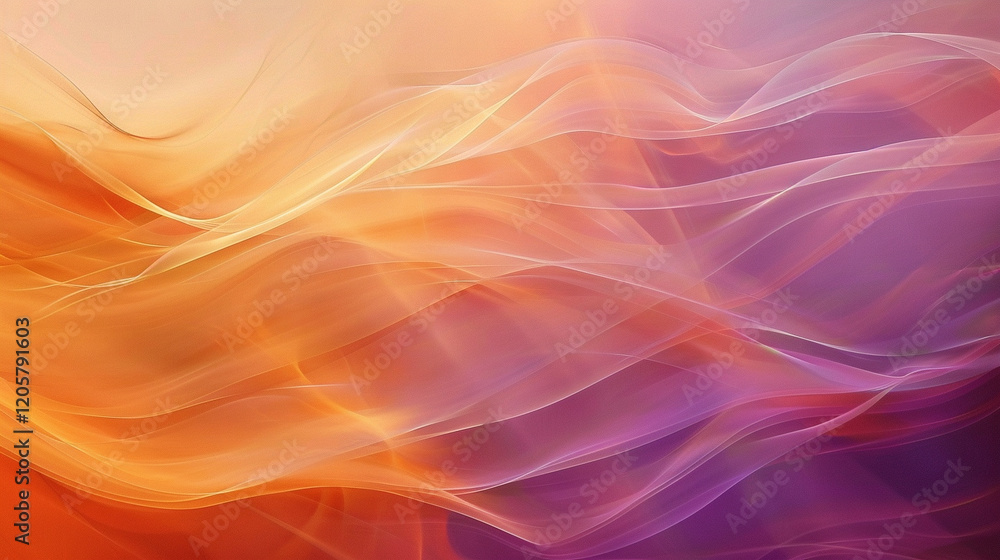 A minimalist abstract design featuring wavy lines and gradients in orange, yellow, and white hues. A minimalist abstract design featuring wavy lines and gradients in orange, yellow, and white hues.