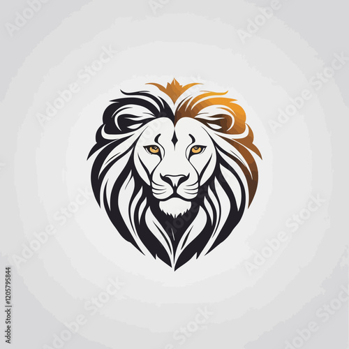 Leo logo,Leo zodiac sign logo, Wheel of Twelve Symbols, Horoscope and Astrology, Fortune Telling, white Background.