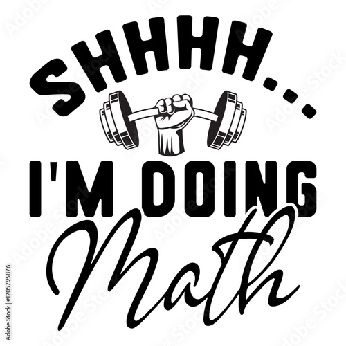 Shhhh... I'm Doing Math photo