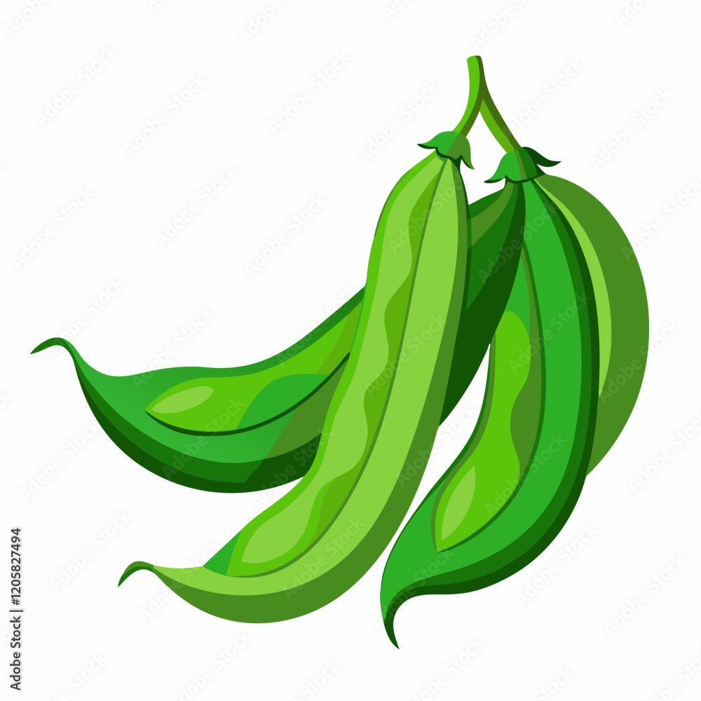 green peas isolated on white green been green peas isolated on white green been