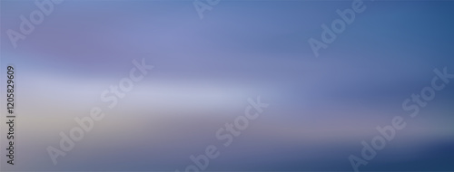 Evening sky background with clouds, Beautiful nature panorama sky landscape. Vector illustration.