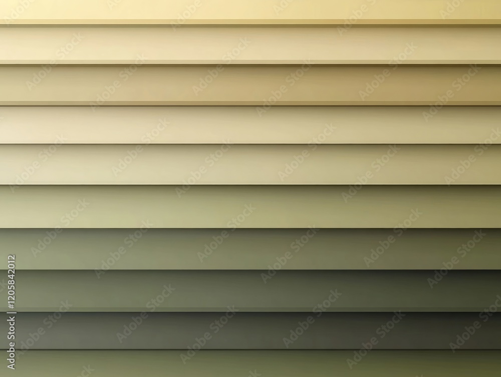 Fototapeta premium Abstract horizontal stripes of beige, olive, and brown shades.