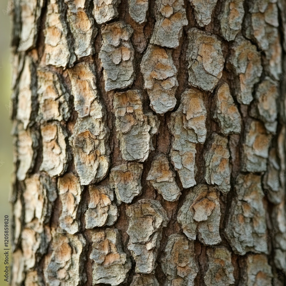 Rough tree bark texture close-up, forest background, nature design Rough tree bark texture close-up, forest background, nature design