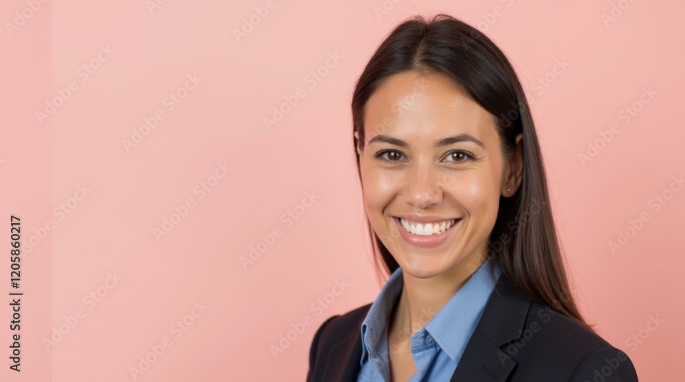 Professional Headshot on Pastel Background Professional Headshot on Pastel Background