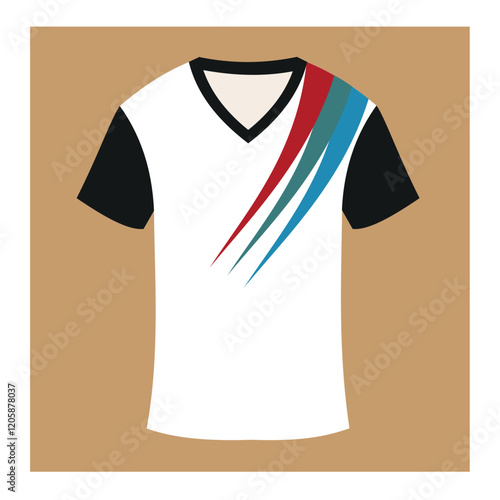 Dear Viewers,  
This is a Vneck T-shirt design. I made this design. I hope you will benefit from using my design. 
Thank you.