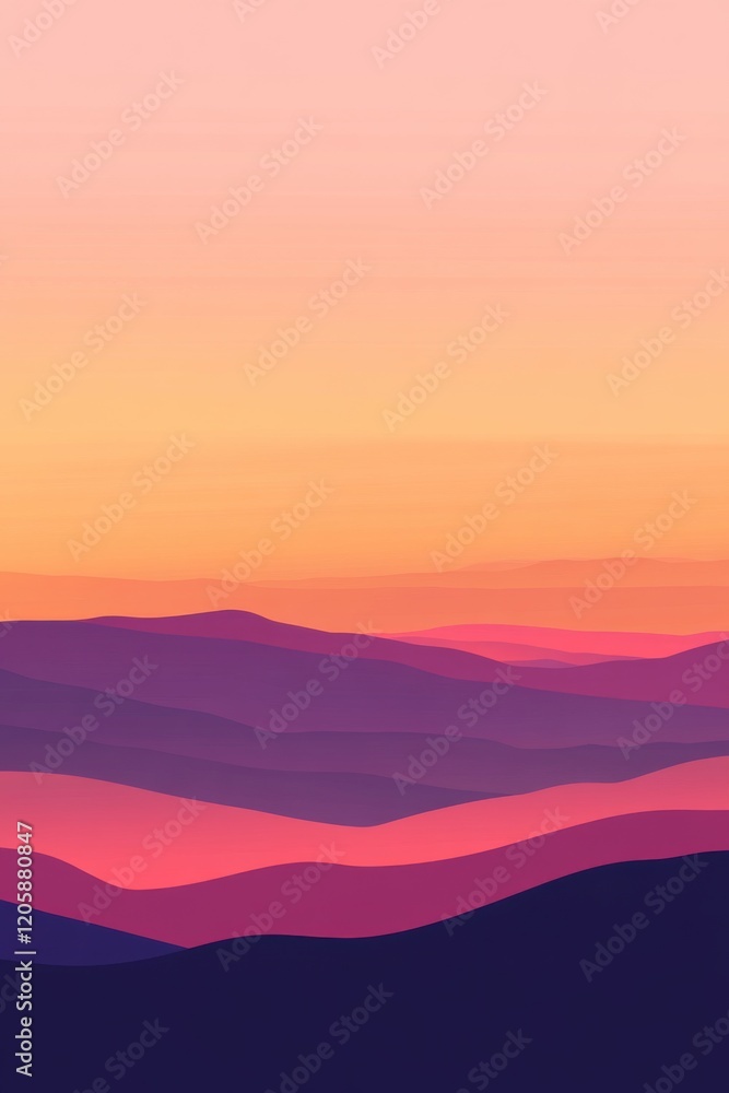 A natural gradient background with desert sunset colors.featuring warm oranges, pinks, and purples.evoking warmth and tranquility.ideal for travel content and nature themes A natural gradient background with desert sunset colors.featuring warm oranges, pinks, and purples.evoking warmth and tranquility.ideal for travel content and nature themes