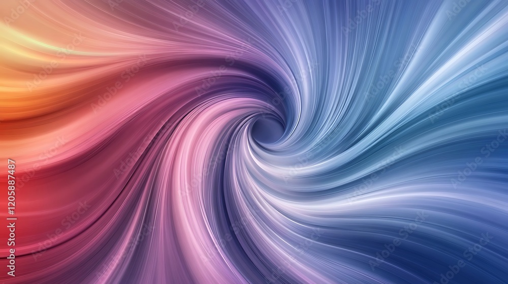 Fototapeta premium Abstract Swirling Pattern of Colorful Lines