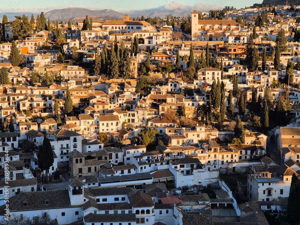 Obraz premium Skyline of Granada, Spain