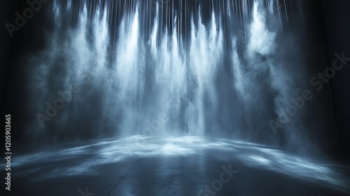 Abstract Light and Smoke Installation