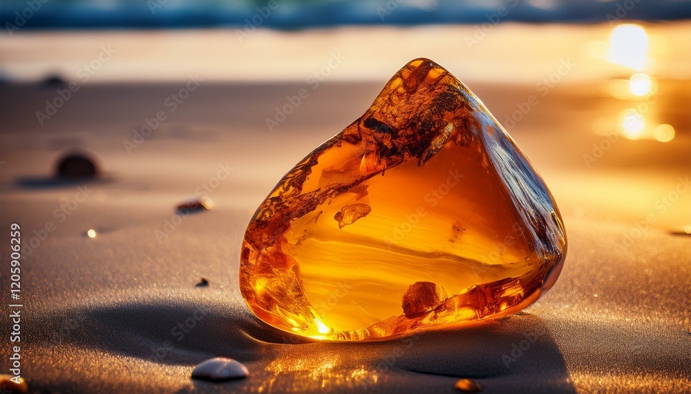 beautiful amber on the beach ver 3