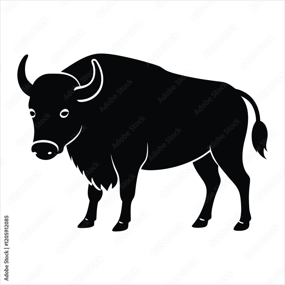 black and white bull black and white bull