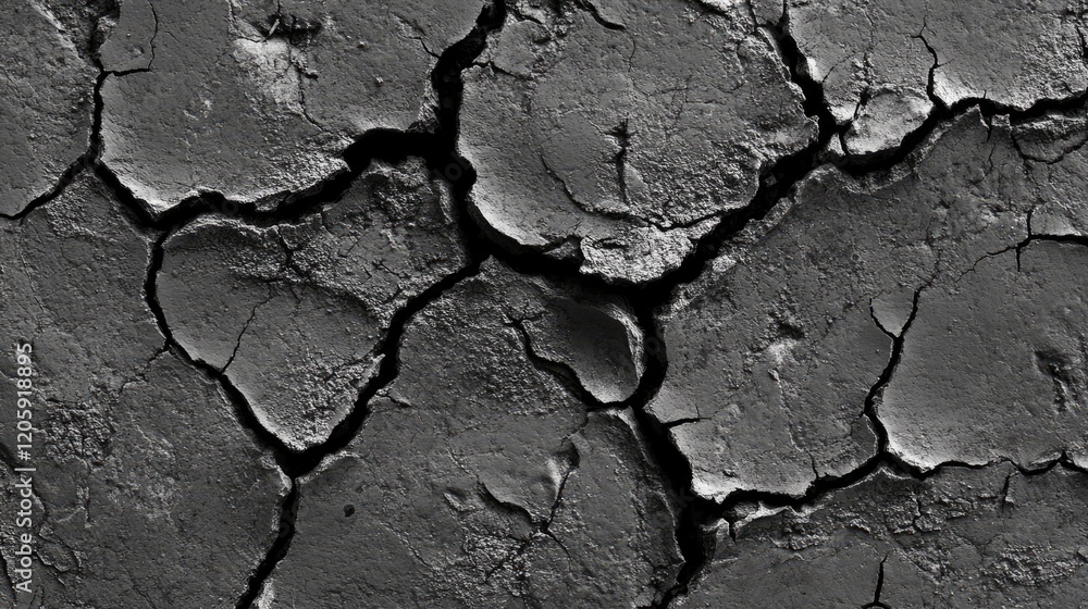 Dark Cracked Earth Surface Texture Background Dark Cracked Earth Surface Texture Background