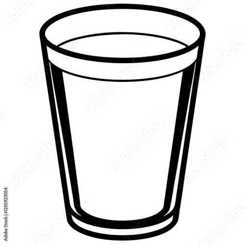 Elegant Glass Vector Sketch