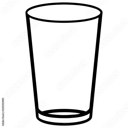 Elegant Glass Vector Sketch