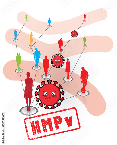 acronyme - virus HMPv - métapneumovirus humain