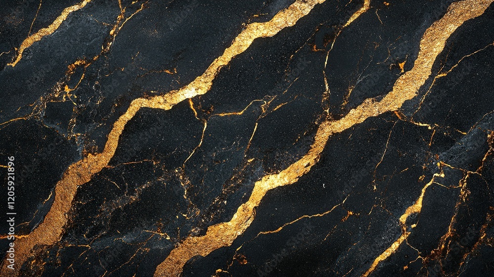 custom made wallpaper toronto digitalGold Veined Black Marble Slab Background Texture Closeup