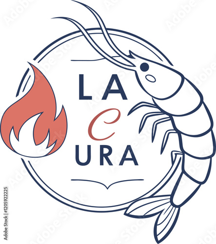 Design a logo for a business la cure illustration