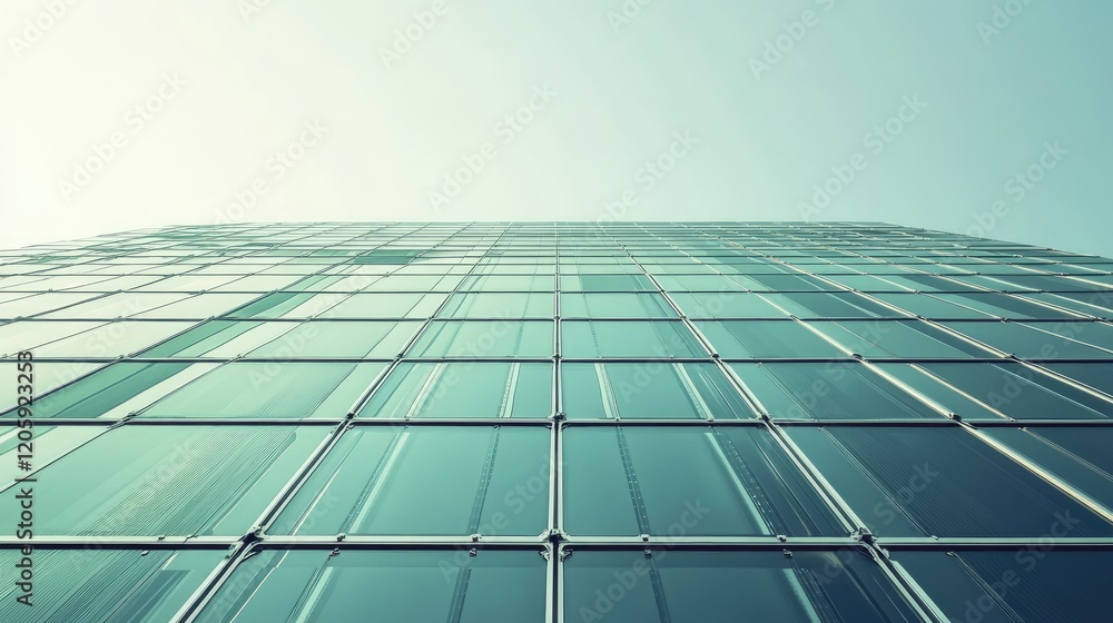 Obraz premium Modern Glass Facade Building Exterior Design
