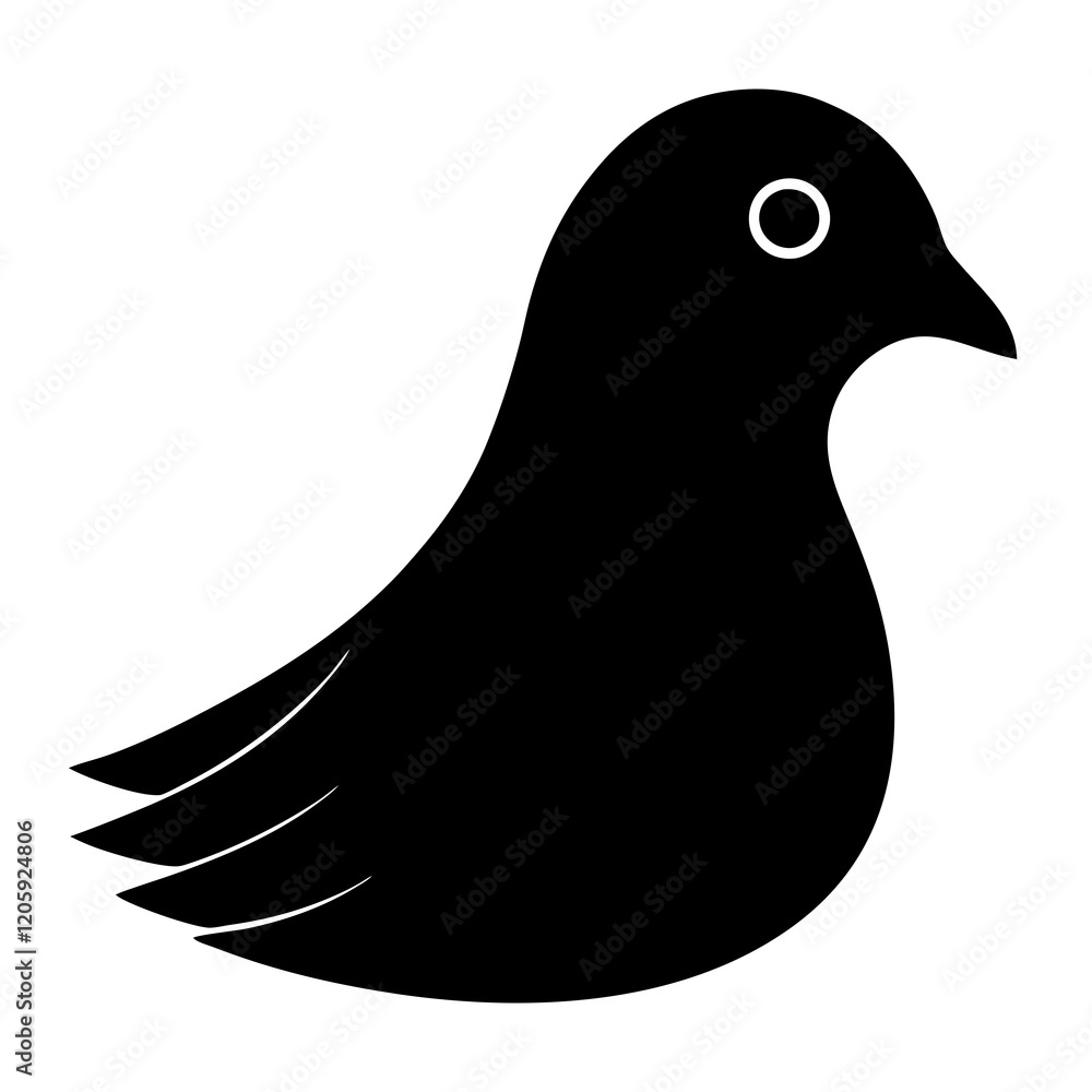 Obraz premium illustration of a pigeon