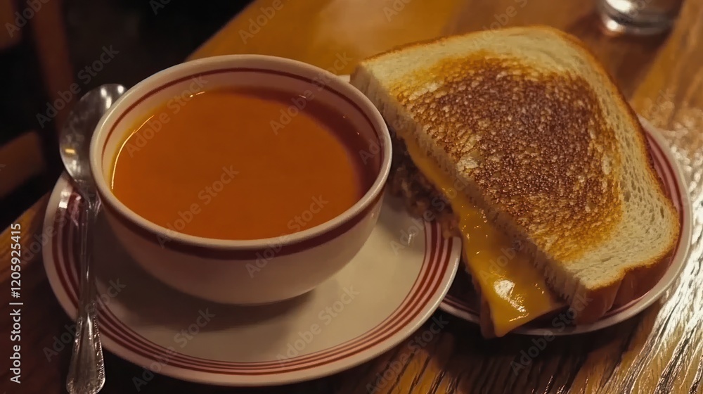 Tomato Soup and Grilled Cheese Combo Tomato Soup and Grilled Cheese Combo