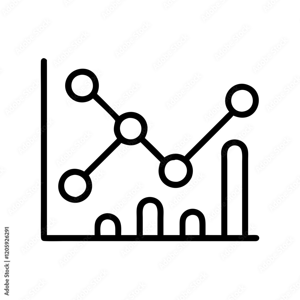 analytics graph icon, analytics graph line art - simple line art of analytics graph, perfect for analytics graph logos and icons analytics graph icon, analytics graph line art - simple line art of analytics graph, perfect for analytics graph logos and icons