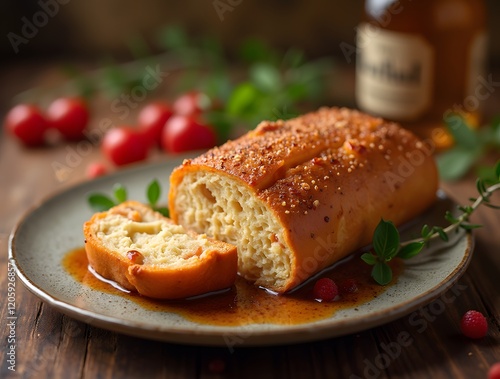 Delicious Cranberry Bread Loaf Recipe with Honey Glaze photo