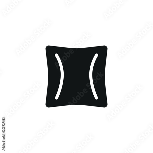 Throw pillow icon vector design templates simple and modern