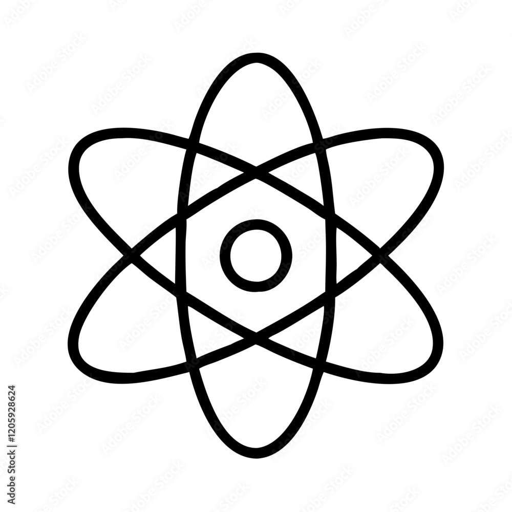 atom icon, atom line art - simple line art of atom, perfect for atom logos and icons atom icon, atom line art - simple line art of atom, perfect for atom logos and icons