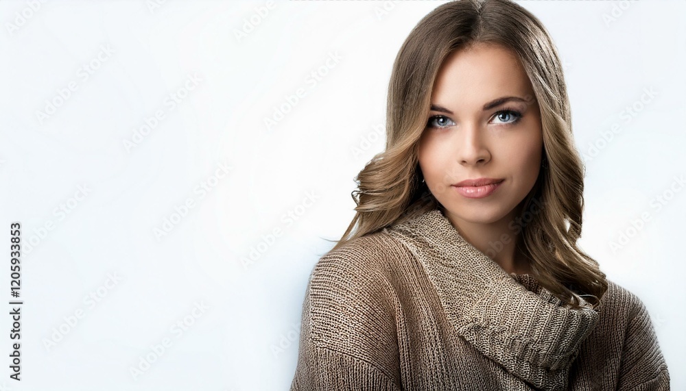 beautiful young woman portrait, AI generated beautiful young woman portrait, AI generated