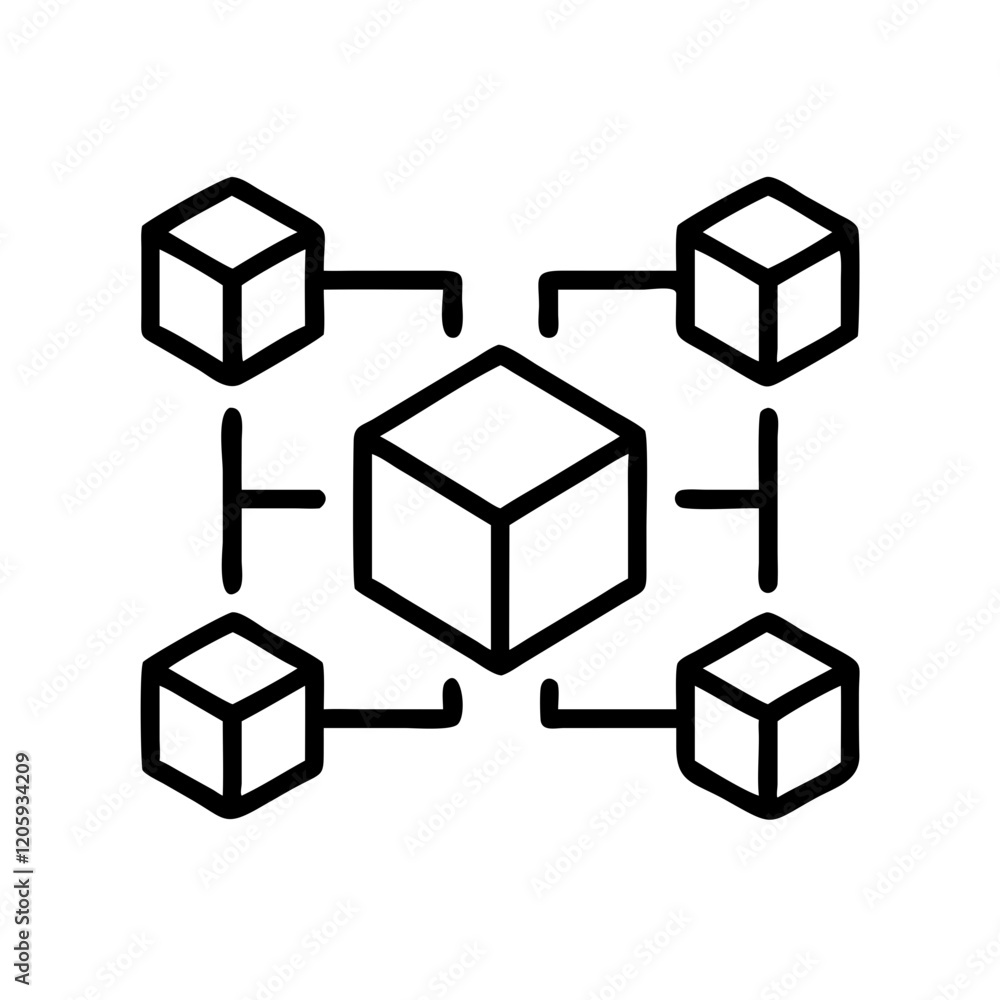 blockchain ledger icon, blockchain ledger line art - simple line art of blockchain ledger, perfect for blockchain ledger logos and icons blockchain ledger icon, blockchain ledger line art - simple line art of blockchain ledger, perfect for blockchain ledger logos and icons