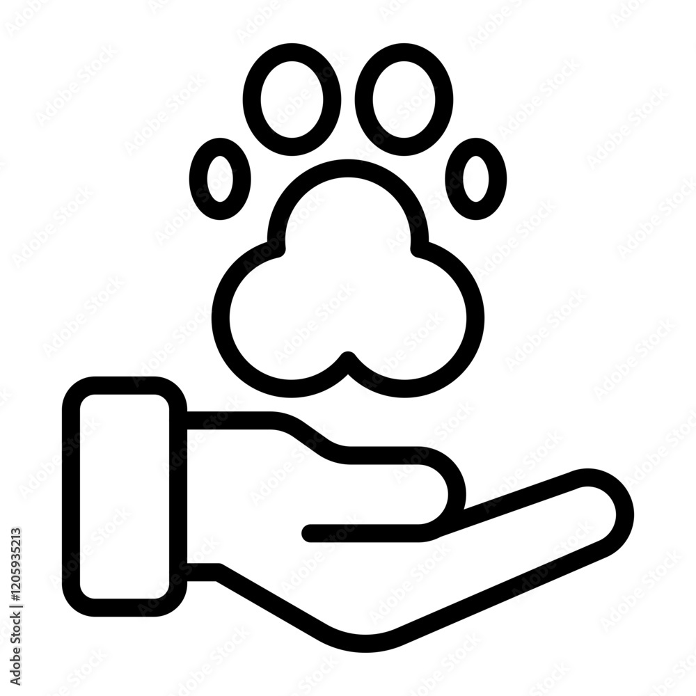 Wildlife Conservation Icon Line Wildlife Conservation Icon Line