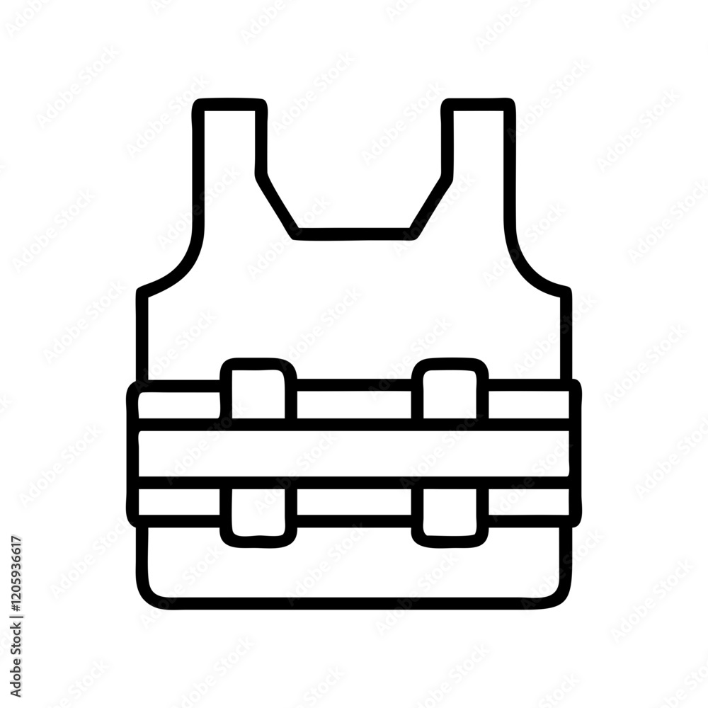 bulletproof vest icon, bulletproof vest line art - simple line art of bulletproof vest, perfect for bulletproof vest logos and icons bulletproof vest icon, bulletproof vest line art - simple line art of bulletproof vest, perfect for bulletproof vest logos and icons