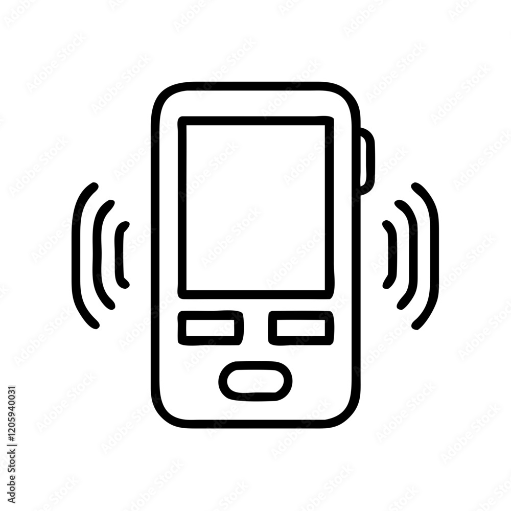 cellphone icon, cellphone line art - simple line art of cellphone, perfect for cellphone logos and icons cellphone icon, cellphone line art - simple line art of cellphone, perfect for cellphone logos and icons
